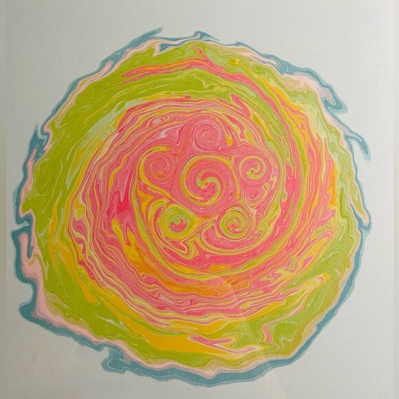 Framed Inspirational “Alignment” “222” Bohemian Art Print w/Abstract Design - Picture 4 of 12